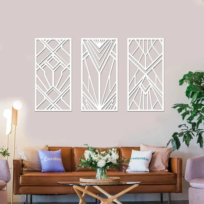 Dekorační dřevěný panel ART 180x120 cm