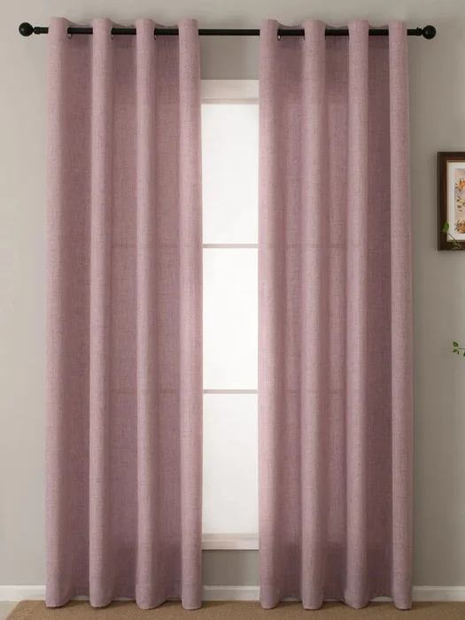 Dekorační závěsy Zara starorůžové 140x180 cm (2 kusy)