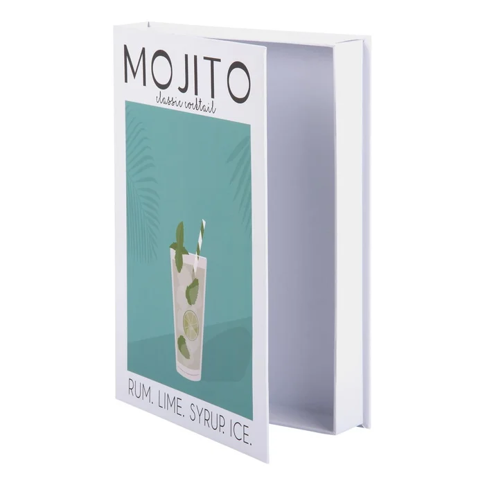 Dekorativní papírový úložný box Mojito 18x4x25 cm