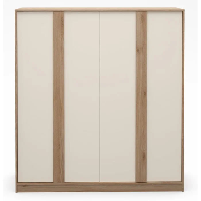 Dennis Šatní Skříň Dub Krémová