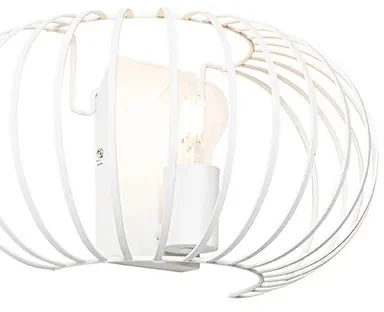 Designová nástěnná lampa Johanna bílá 39 cm