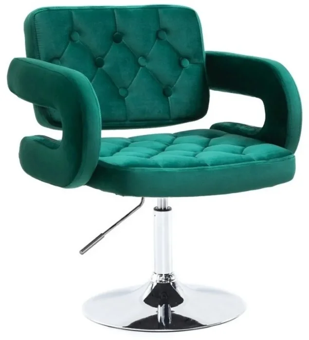 Designová židle ADRIA VELUR s kovovým podstavcem