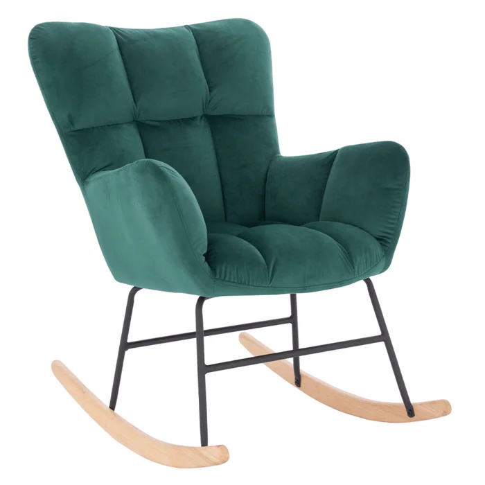 Designové houpací křeslo Smaragd