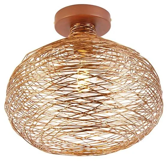Designové měděné stropní svítidlo Sarella