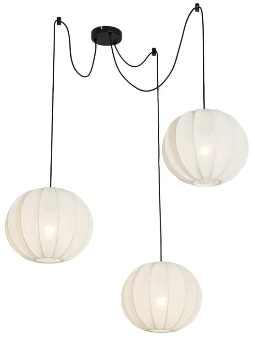 Designové závěsné svítidlo Plu bílé 30 cm