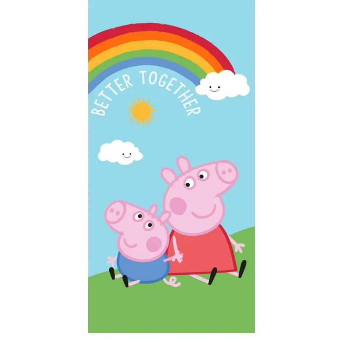 Dětská bavlněná osuška Peppa Pig 70x140 cm