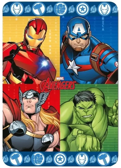 Dětská fleece deka Avengers 100x140 cm