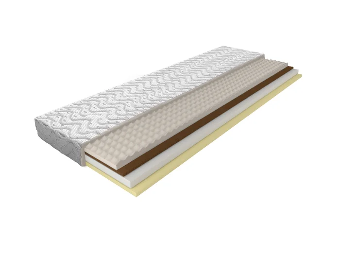 Dětská matrace 70×160 cm s kokosovou rohoží a jersey potahem