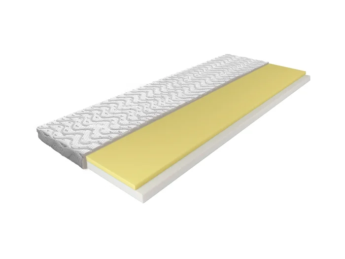 Dětská matrace HOOD 70x160 cm s neprošívaným jersey potahem