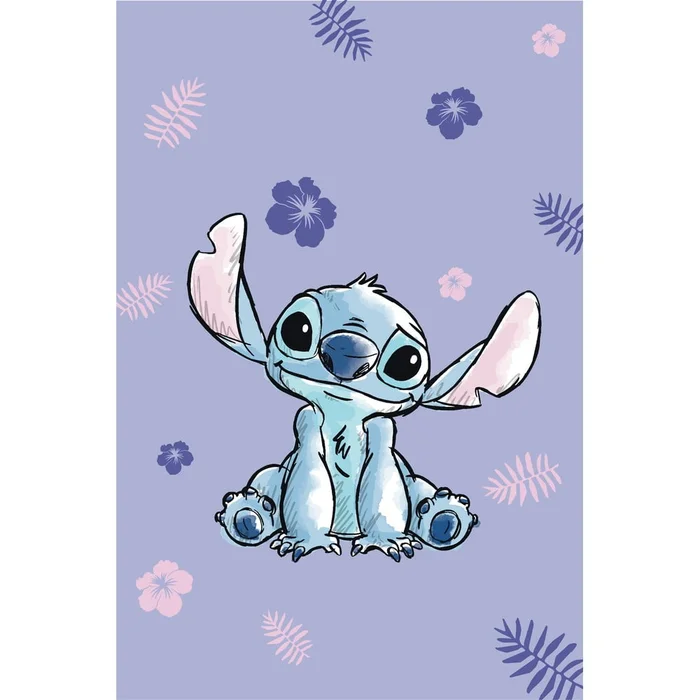 Dětská mikroflanelová deka Lilo & Stitch 100x150 cm