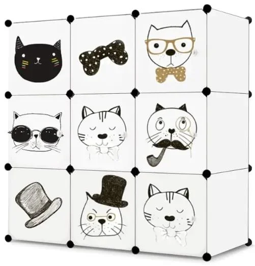 Dětská modulární skříňka Cat
