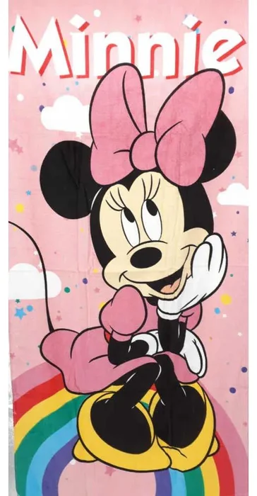 Dětská osuška Minnie Mouse růžová 70x140 cm