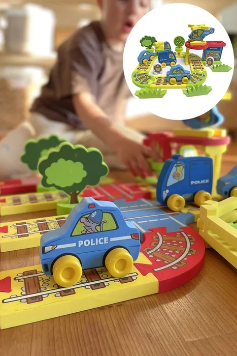 Dětská pěnová policejní stanice