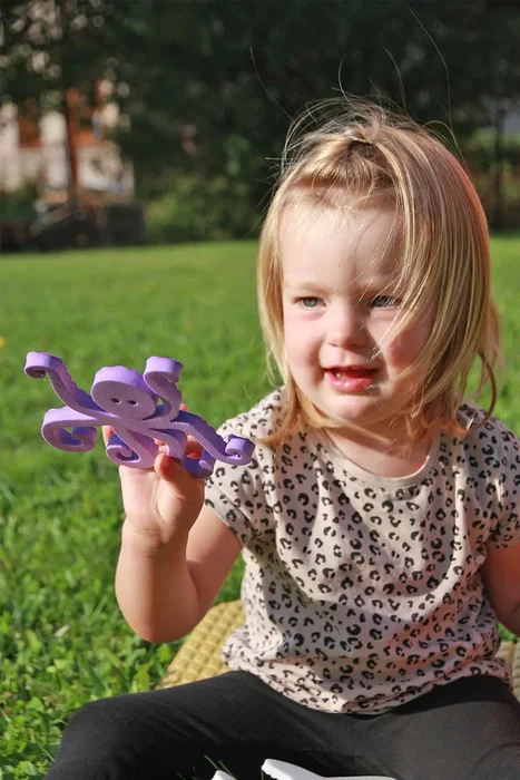 Dětská plovoucí chobotnice Julie – zelená, 61 cm