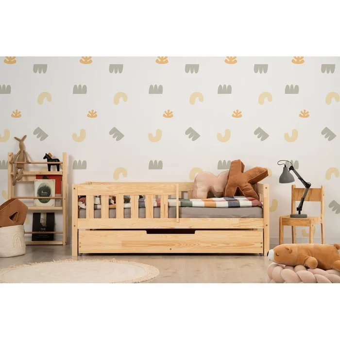 Dětská postel s výsuvným lůžkem a úložným prostorem 90x190 cm