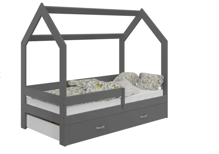Dětská postel SPECIOSA D3 80x160 šedá