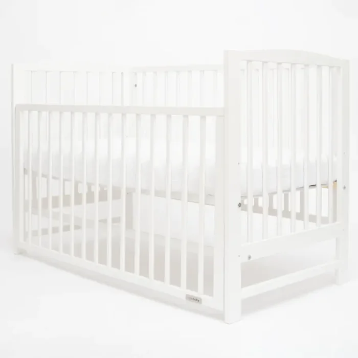 Dětská postýlka NEW BABY Lilly se stahovací bočnicí, bílá