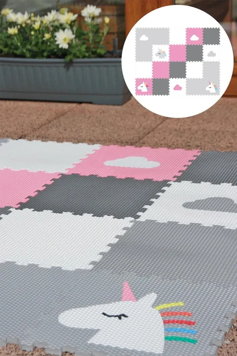 Dětská puzzle podlaha Unicorn & Cloud 20 dílů