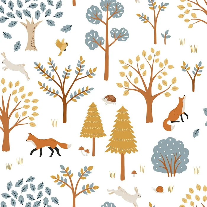 Dětská tapeta Forest Living 10 m x 50 cm