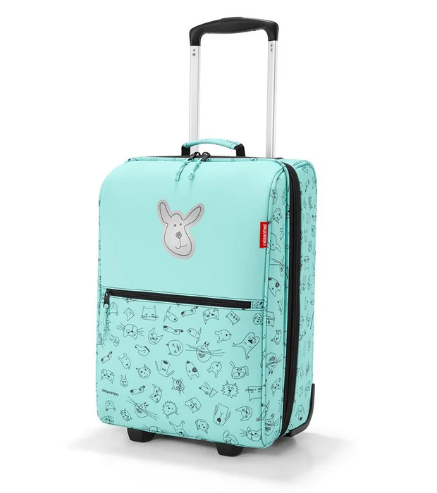Dětská taška na kolečkách Reisenthel Trolley XS kids kočky a psi mint