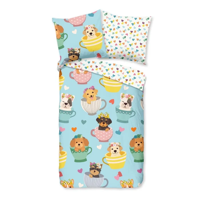 Dětské bavlněné povlečení Dogs 140x200 cm – Bonami Selection