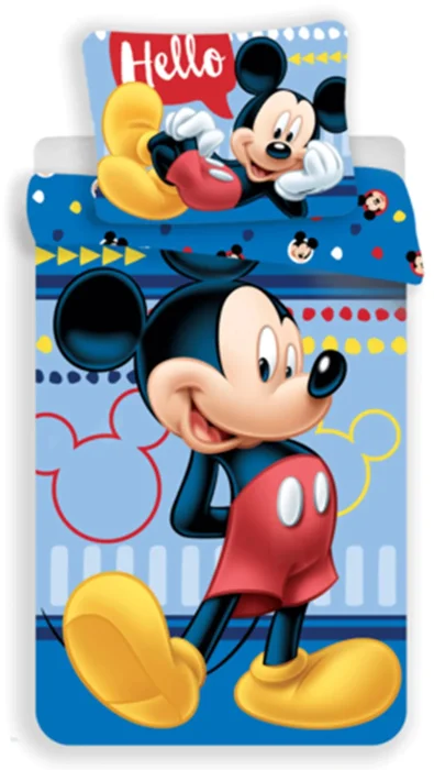 Dětské bavlněné povlečení Mickey 004 Hello