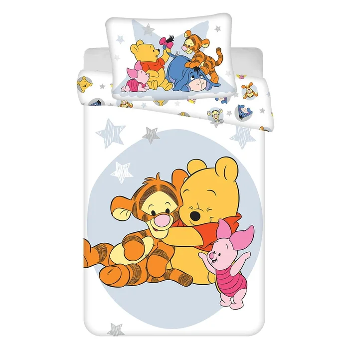 Dětské bavlněné povlečení Winnie the Pooh 100x135 cm