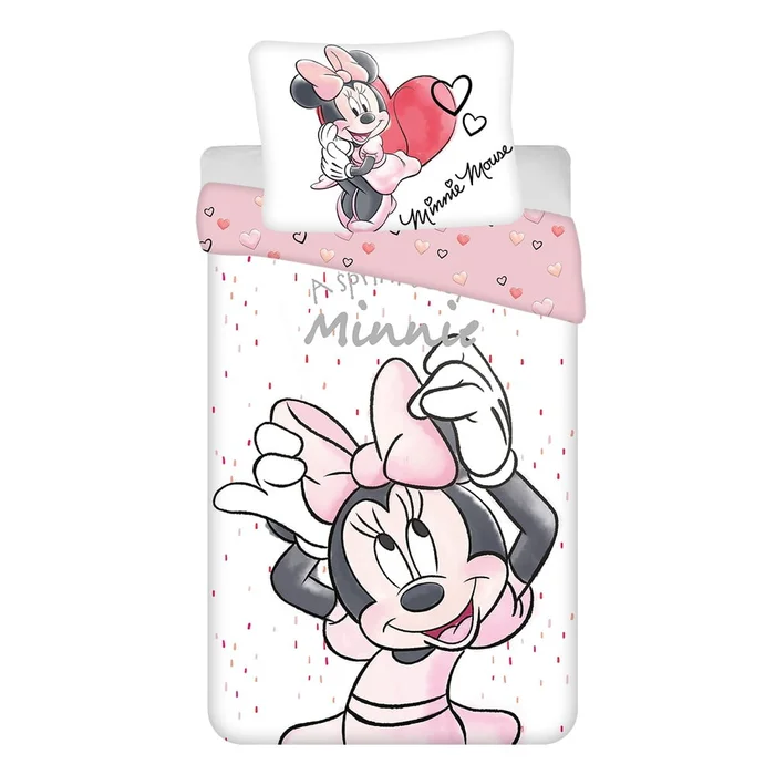 Dětské povlečení Minnie 140x200 cm bavlna