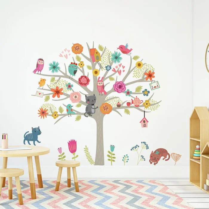 Dětské samolepky na zeď Scandinavian Tree