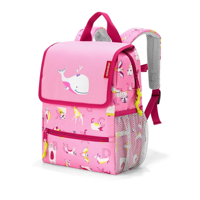 Dětský batoh Reisenthel Backpack Kids Abc Friends – růžový