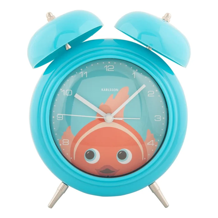 Dětský budík Peekaboo Goldfish 15 cm