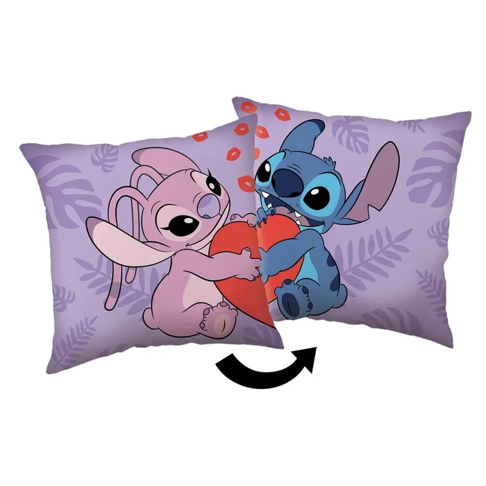 Dětský fleecový polštářek Lilo & Stitch 40x40 cm