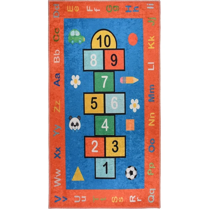 Dětský hrací koberec Hopscotch Orange 100x160 cm