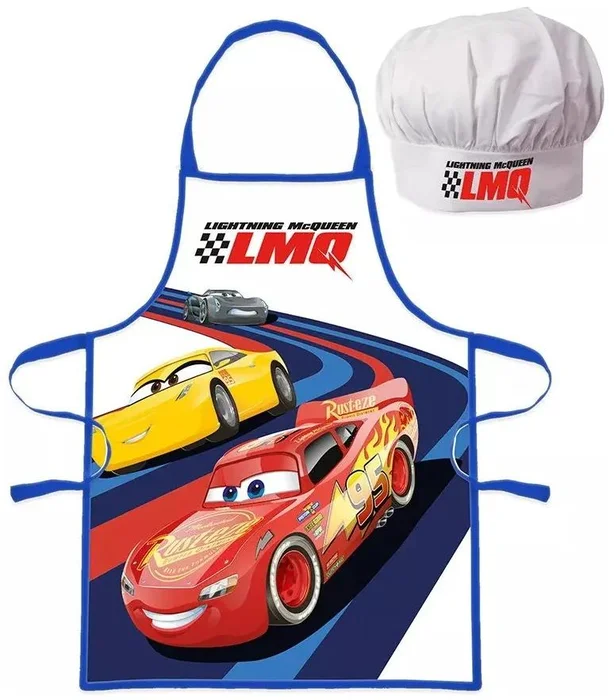 Dětský kuchařský set Auta McQueen & Cruz