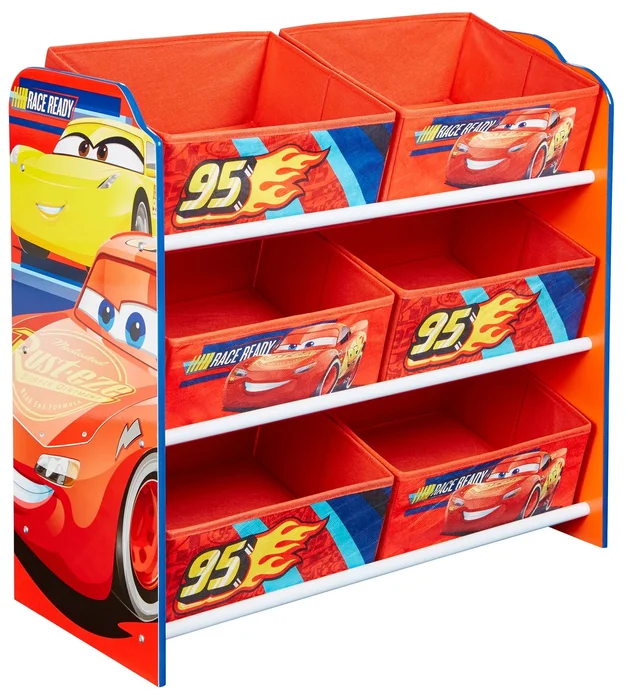 Dětský organizér na hračky Cars