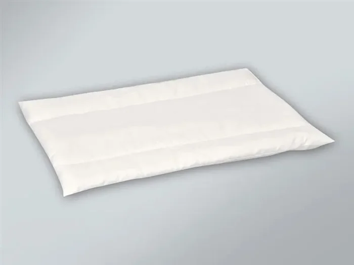 Dětský Polštář Komfort z Dutého Vlákna 45x60 cm - Plochý Design