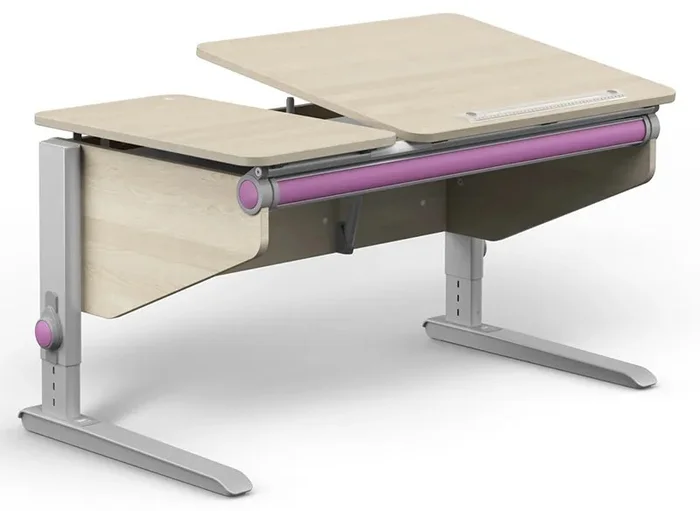 Dětský rostoucí psací stůl Moll Winner Split, bělený javor