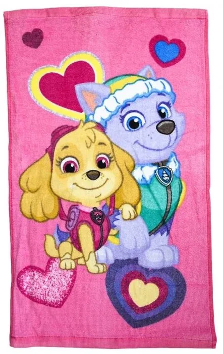 Dětský ručník PAW PATROL růžový 30x50 cm