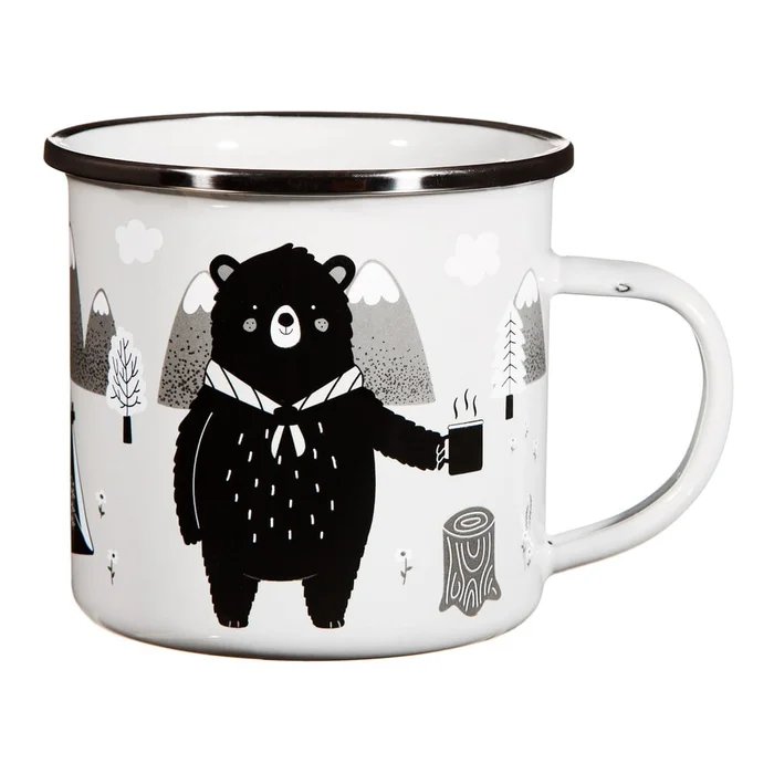 Dětský smaltovaný hrnek Bear Adventure