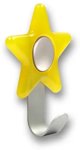 Dětský věšák Hvězdička žlutá