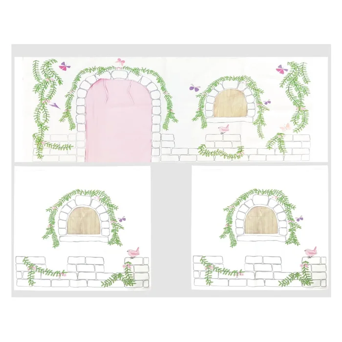 Dětský závěs Birdy 3 kusy 195x75 cm Vipack