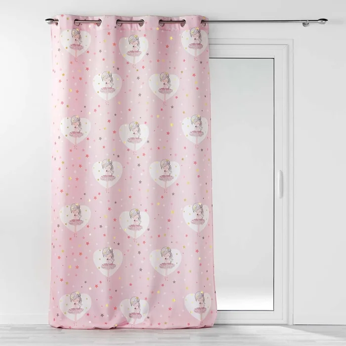 Dětský závěs Petite Etoile 140x260 cm růžový