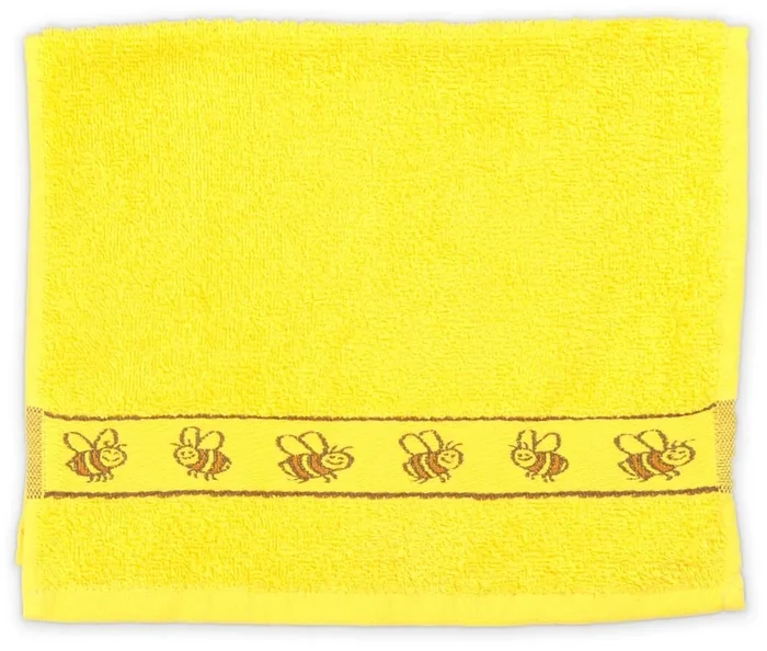 Dětský žlutý ručník KIDS 30x50 cm