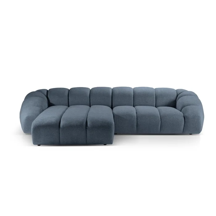 Diana Modrá Rohová Pohovka Levý Roh