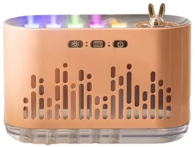 Difuzér esenciálních olejů s LED efektem - LA-0649-2 - 700 ml - oranžový