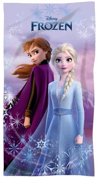 Dívčí plážová osuška Frozen Anna a Elsa 70x140 cm