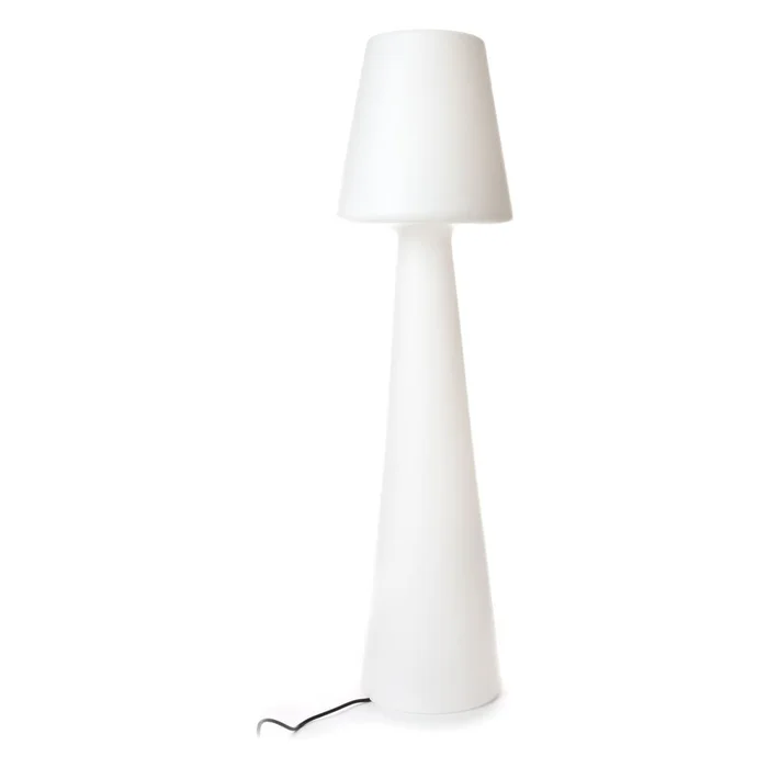 Divina Bílá stojací lampa 165 cm