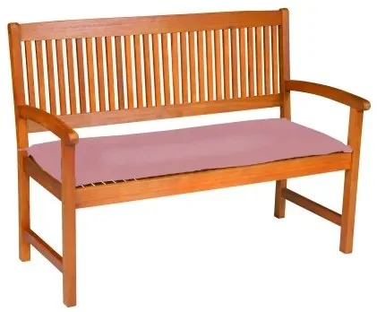 Doppler Sedák LIFE pro 3místnou lavici 150x45 cm růžový