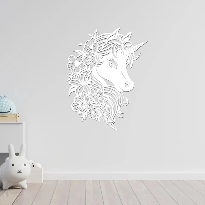 Dřevěná dekorace Unicorn Borovice 40x52 cm