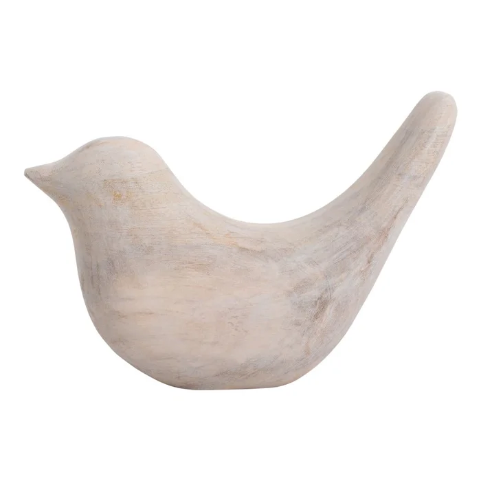 Dřevěná dekorativní soška Bird 12,5 cm